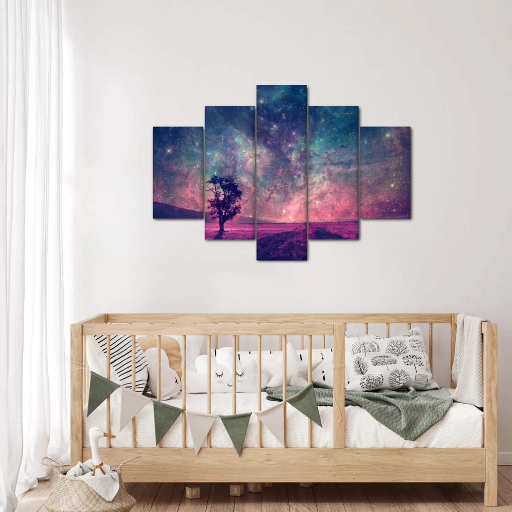 Kép - természetfeletti éjszakai égbolt (150x105 cm)