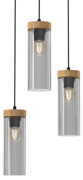 Csillár zsinóron ELICA 3xE27/60W/230V