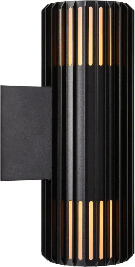 NORDLUX 2418121203 ALUDRA Modern Kültéri Fali Lámpa Fekete E27 IP54