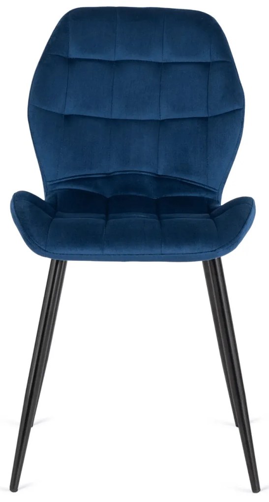Sötétkék Bársony Étkezőszék. LUCKY