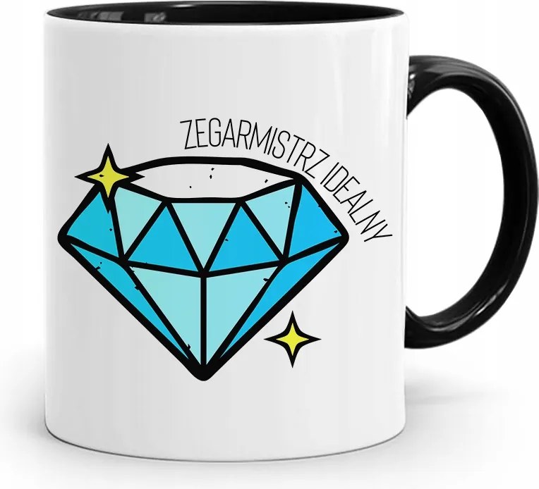 Bögre Fekete Óramester Tökéletes Órasütő fényképes nyomtatással