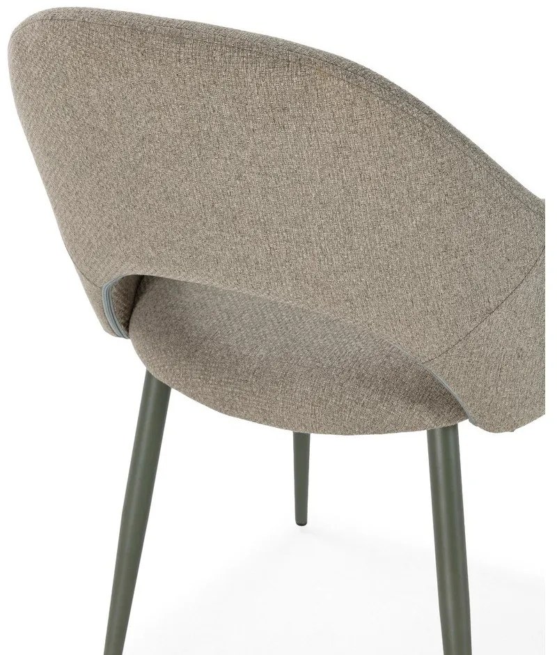 Zöld kárpitozott étkezőszék szett 2 db-os Lia – Marckeric