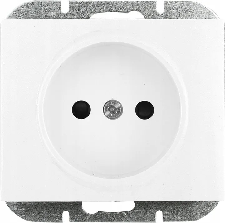 Abex Onyx Szimpla Aljzat 2P 16A P/t B/u Fehér