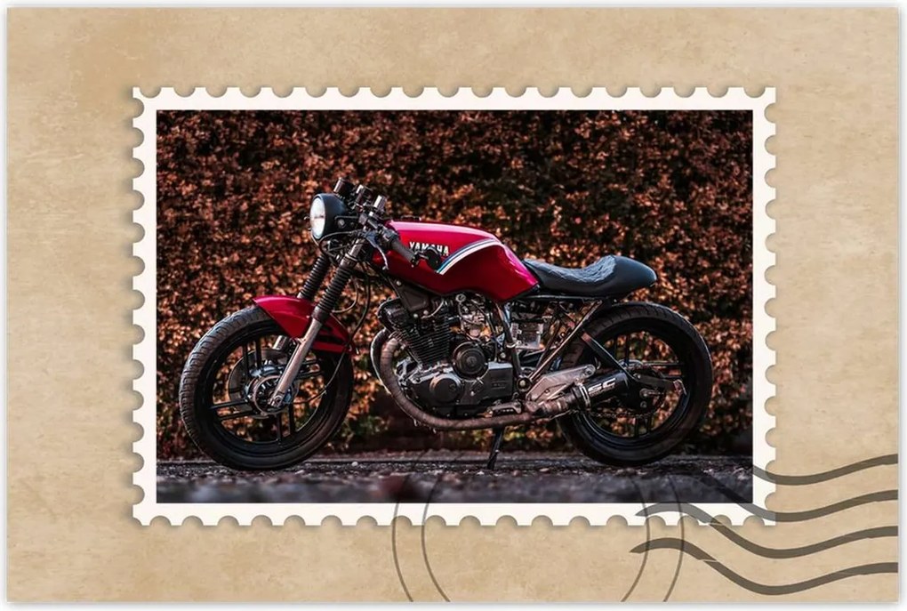 Poszterek 120x80 Cseresznye motorkerékpár Motor