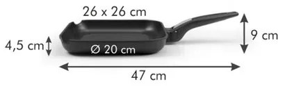 Tescoma SmartCLICK grillserpenyő, 26 x 26 cm