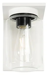 Modern fali lámpa fehér IP54 - Marshall