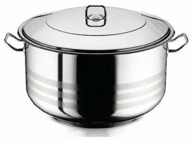 Perfect Home Arian Gastro Indukciós Rozsdamentes lábas + fedő 12,5 liter 92049