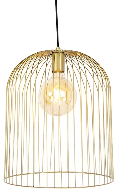 Design lógólámpa arany - Wire Knock