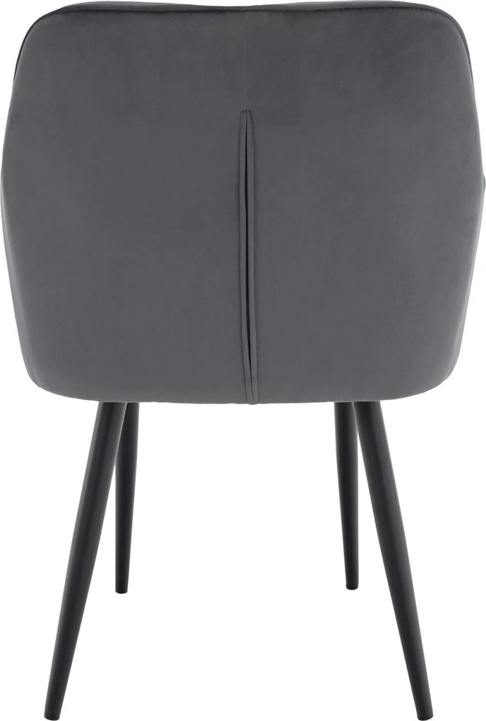 Design fotel, szürke Velvet szövet, VERIO