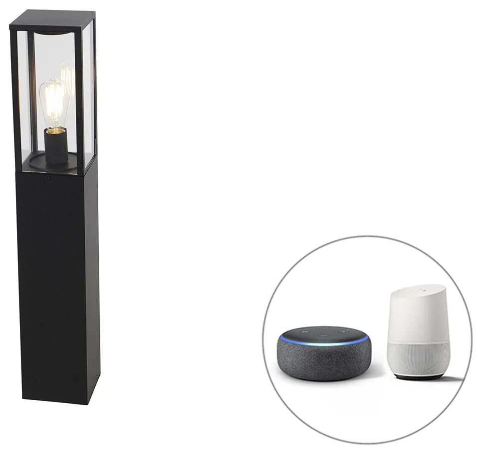Okos kültéri állólámpa fekete 80 cm, beleértve a Wifi ST64 - Charlois