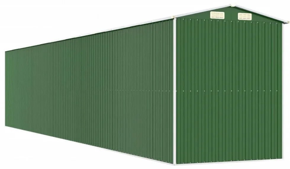 zöld horganyzott acél kerti fészer 192x1021x223 cm