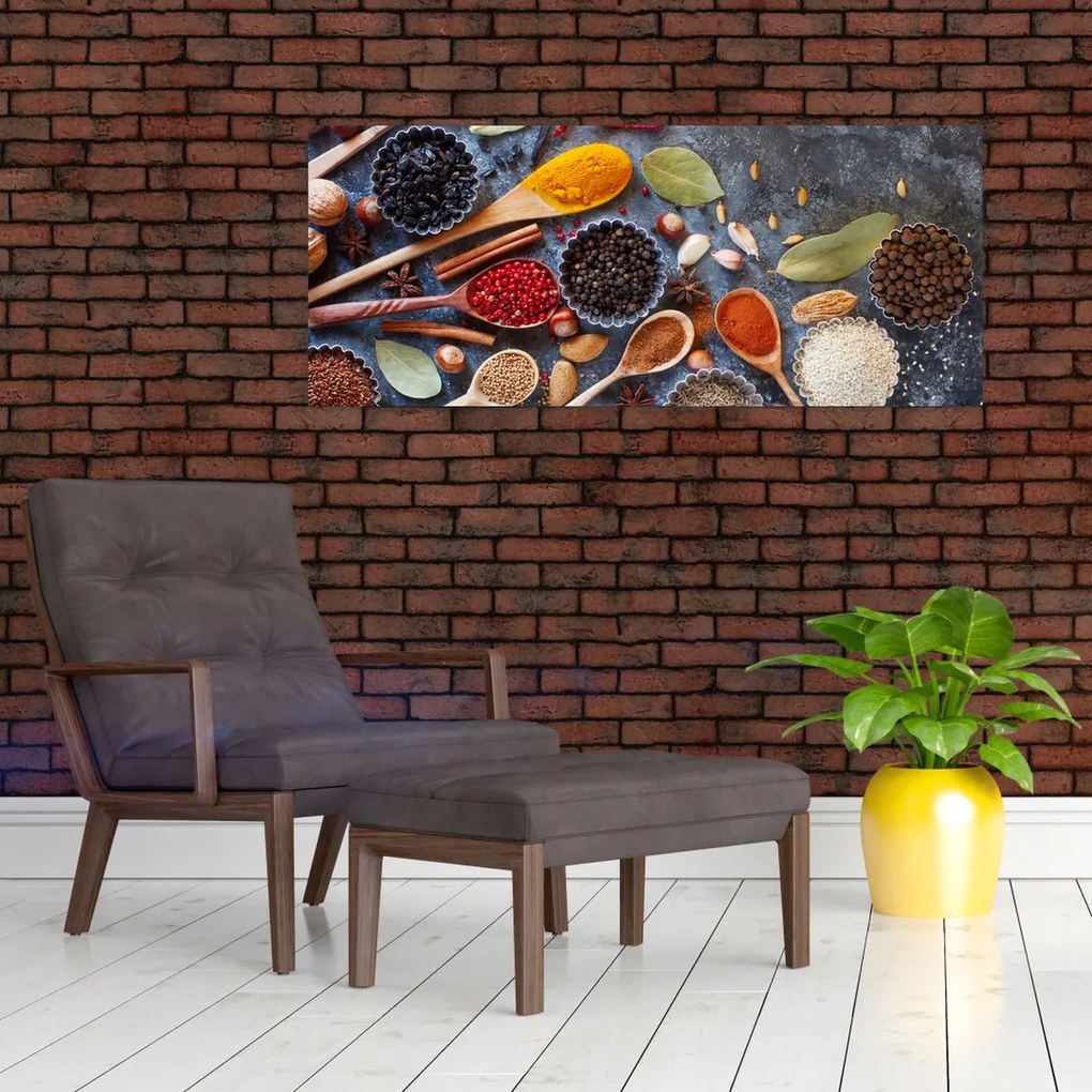 Kép - Fűszerek (120x50 cm)