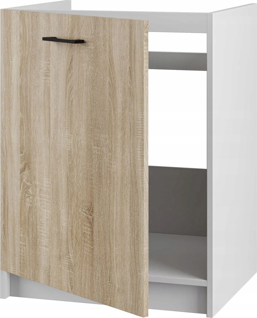 Sonoma Alsó Tölgy Álló Konyhaszekrény Mosogató Szett 60 CM