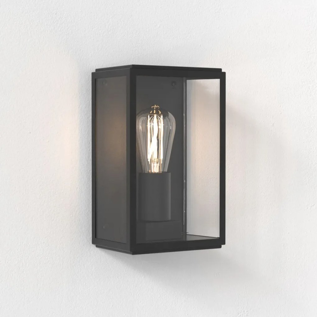ASTRO LIGHTING 1095041 HOMEFIELD Klasszikus Kültéri Fali Lámpa Fekete Struktúra E27 IP44