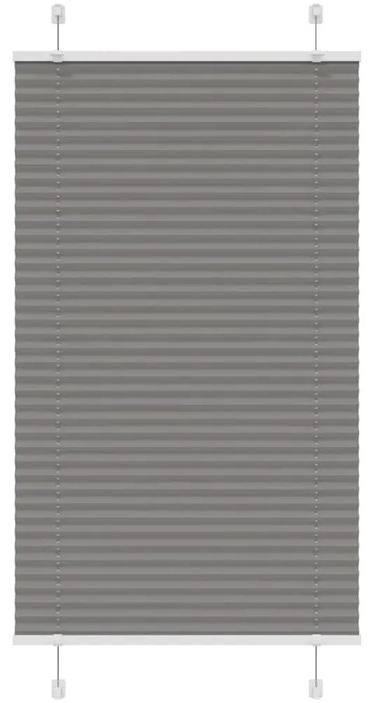 pliszírozott redőny antracit 70x150 cm szövetszélesség 69,4 cm