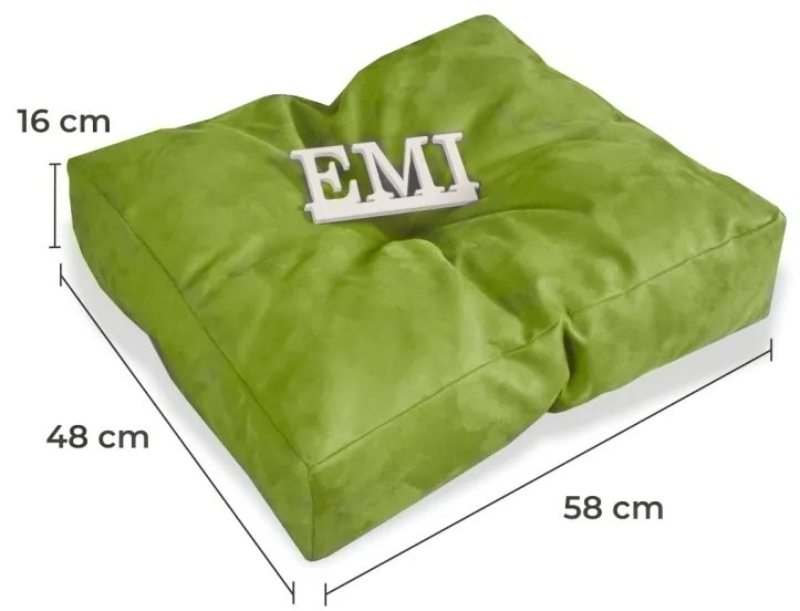 EMI zöld kerti raklap párna