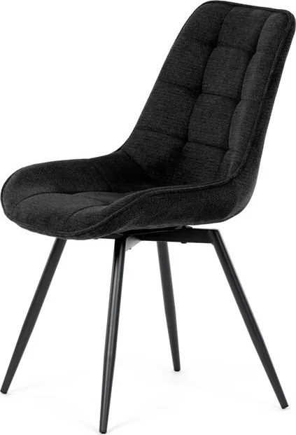 Étkezőszék fekete, szövet anyag HC-T1130 BK2