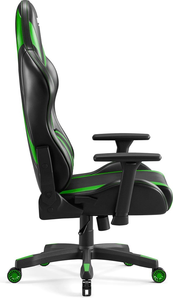 Gamer szék műbőr Normal Size, fekete-zöld: Diablo X-Horn 2.0