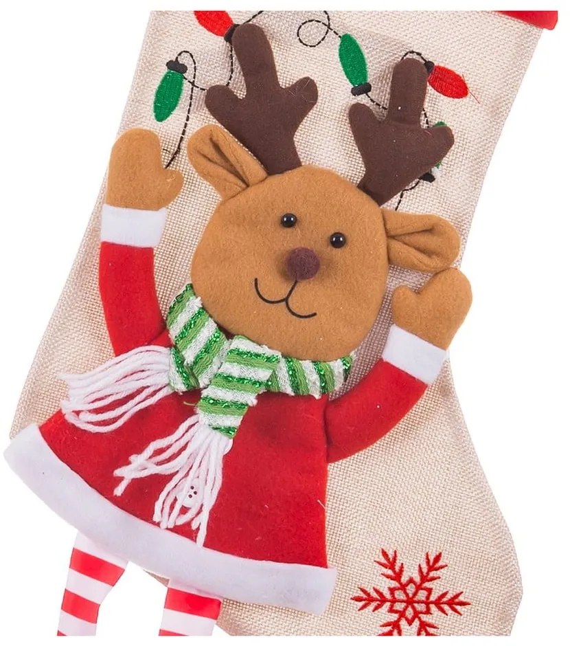 Textil Mikulás zokni Reindeer – Casa Selección