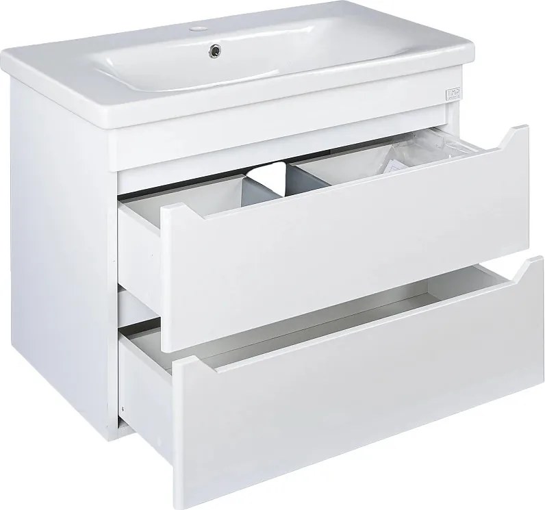 TMP SHARP 100 fali fürdőszobabútor - Sanovit Soft 13100 porcelán mosdóval - 101 x 45,5cm