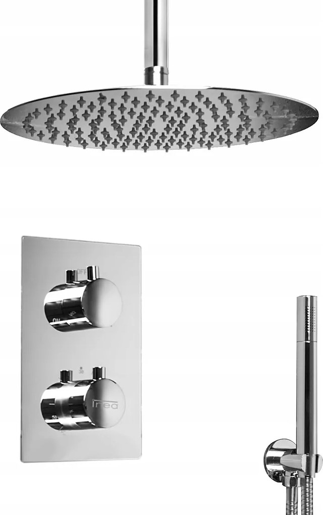 Kerek süllyesztett esőztető szett slim