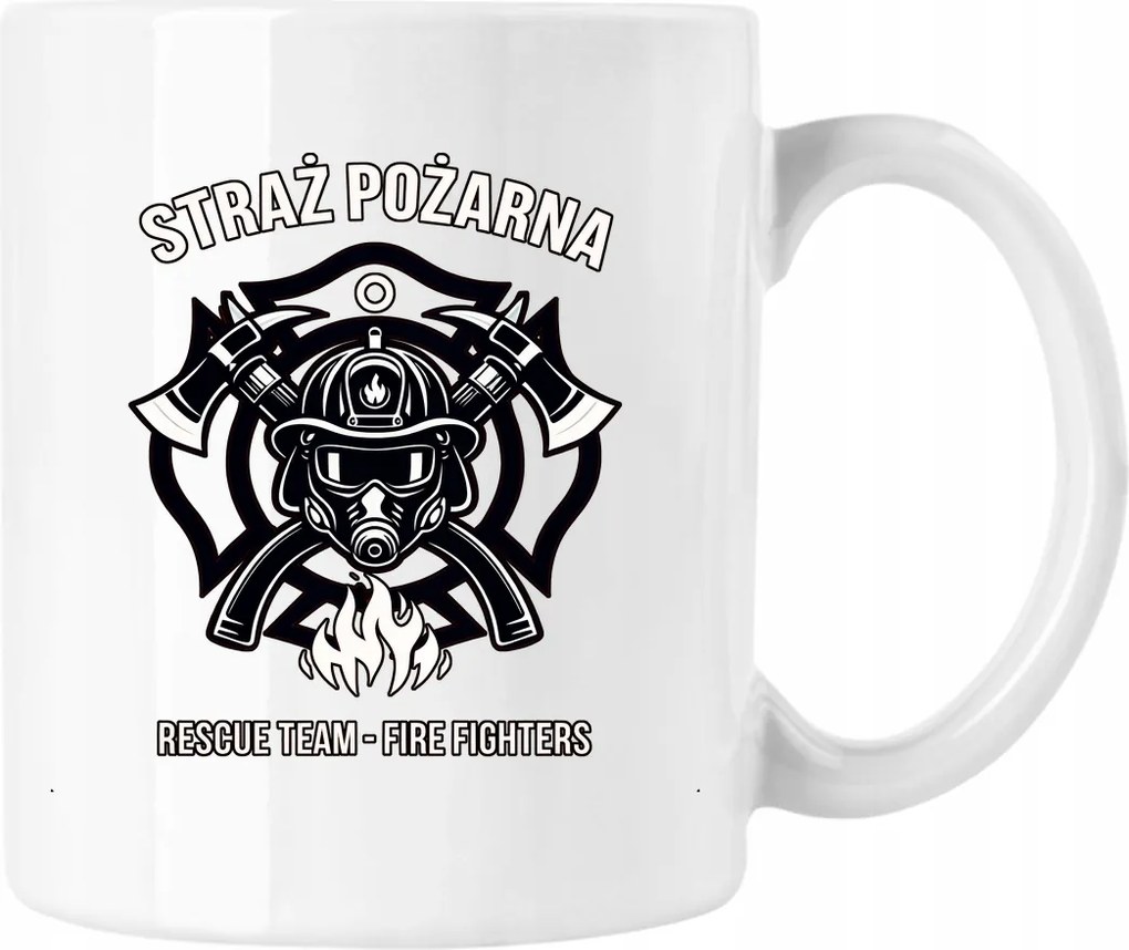 Tűzoltó bögre Készség Fehér 330ml