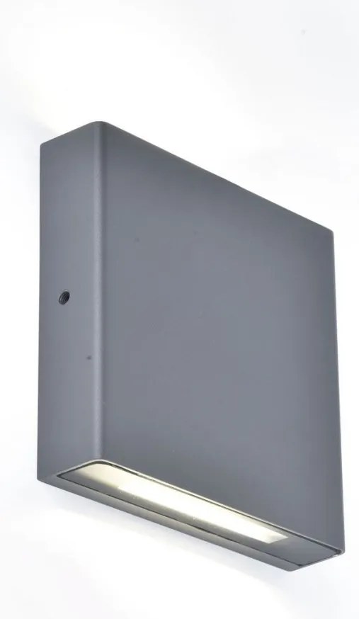 LUTEC 5102601125 PILI Modern Kültéri Fali Lámpa Szürke LED IP44
