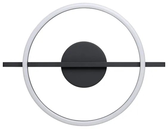 Eglo 901113 - LED Dimmelhető mennyezeti lámpa AMANDOLO LED/17W/230V fekete + + távirányító