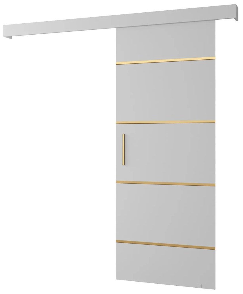 Tolóajtó 80 cm Slavdro 4 (matt fehér). 1108821