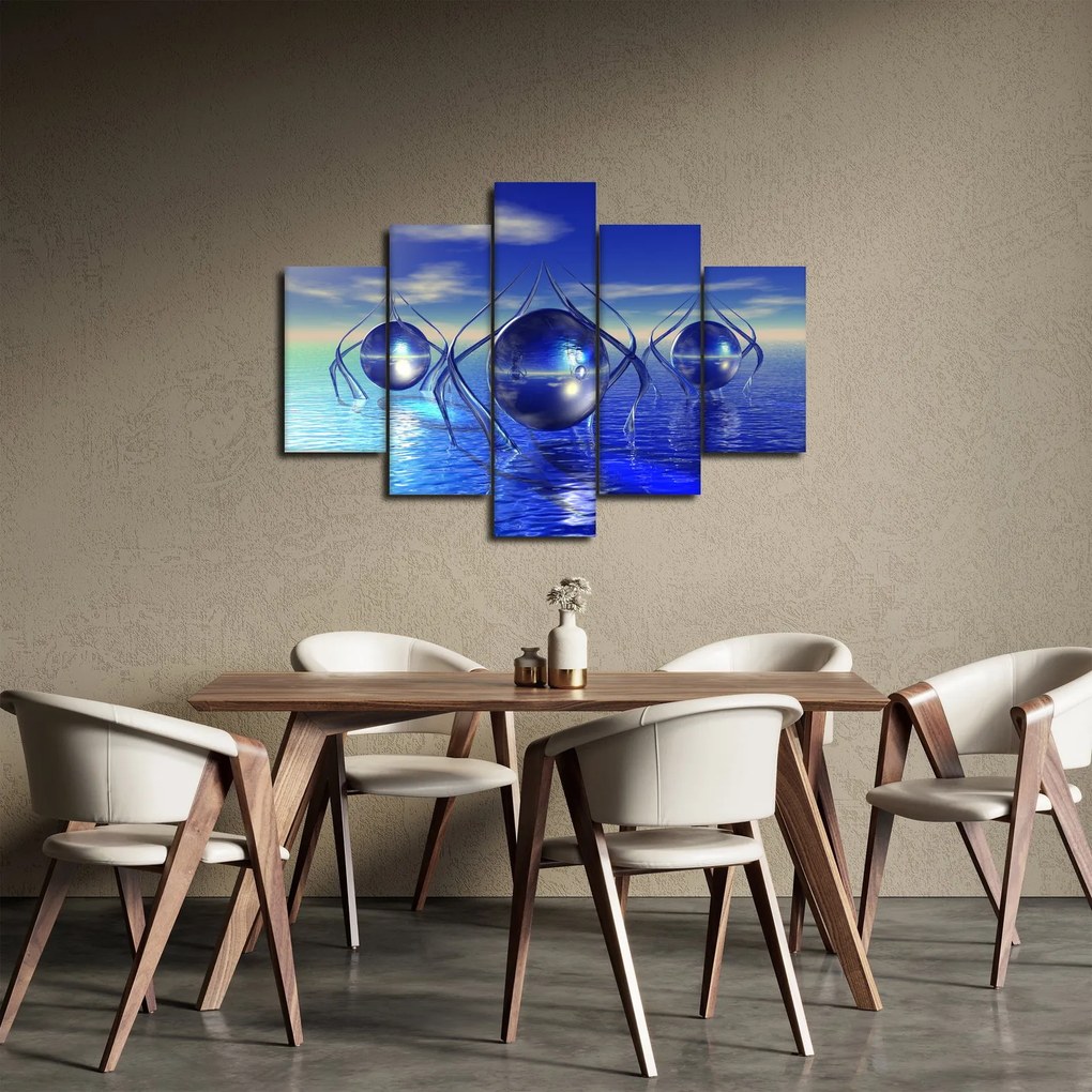 Absztrakció kép - víz (150x105 cm)