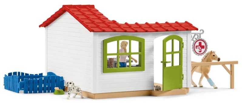 Schleich 42502 Állatorvosi rendelő háziállatoknak