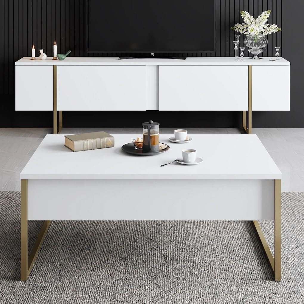 Dohányzóasztal Luxury (fehér). 1062893