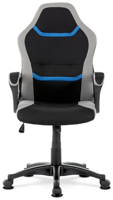 Gamer Irodai Forgószék Fekete Szövet Kárpittal KA-L611 BLUE