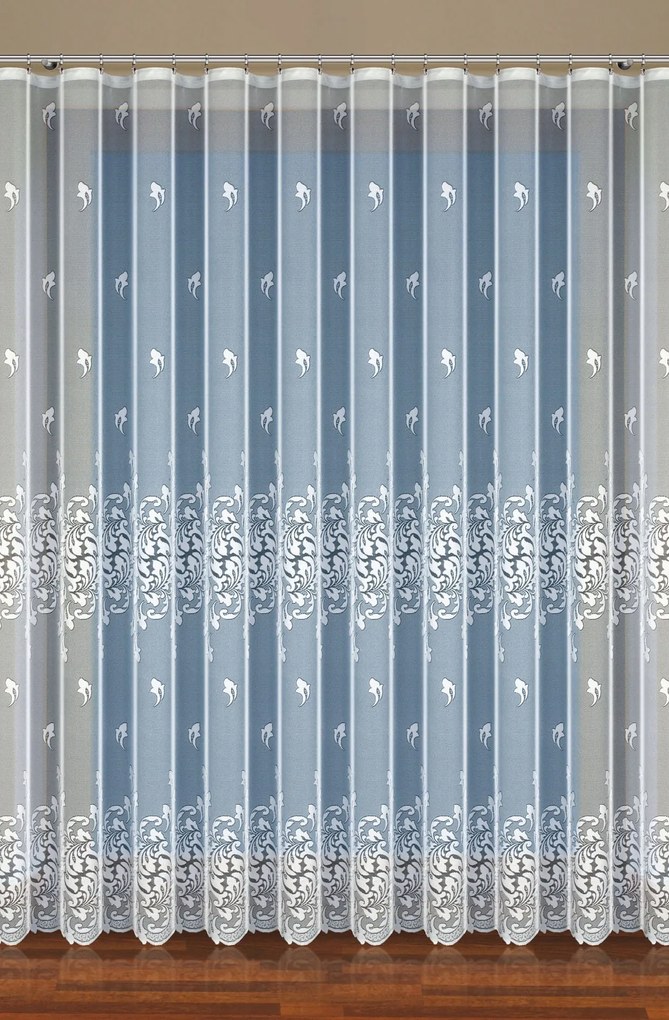 Elegáns Függönyök A Nappaliba Tejfehér 160 CM