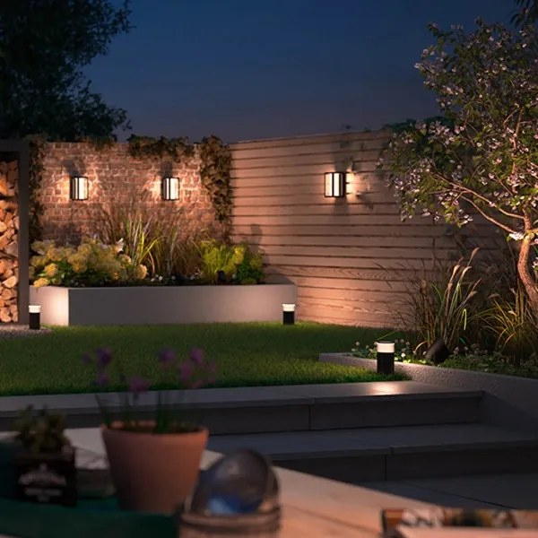 Philips 17459/30/P7 - Hue IMPRESS kültéri LED RGB lámpa 2x8W IP44