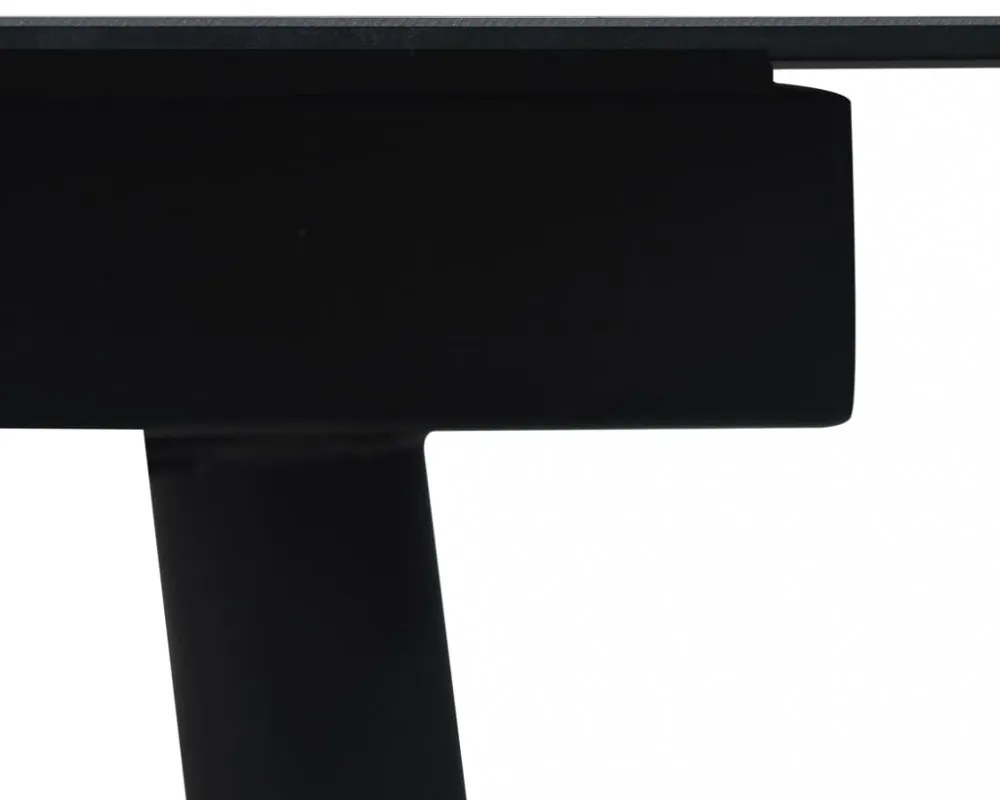 7 részes fekete PVC rattan kültéri étkezőgarnitúra