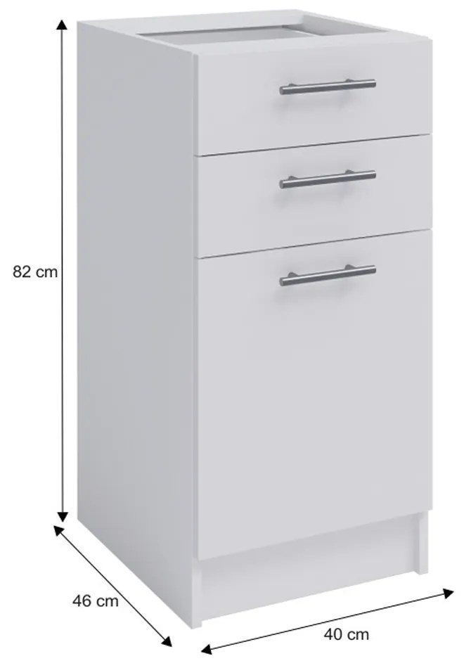 Alsó konyhaszekrény Flor S-40 SZ2. 788681