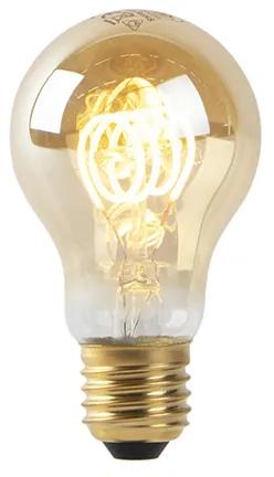 LED-es lámpa A60 E27 4W 2200K arany spirálszál, tompítható