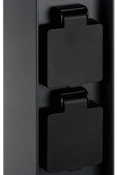 Kanlux 38767-Kültéri lámpa 2 aljzattal DASTEN 1xG9/11W/230V 80 cm IP44 antracit