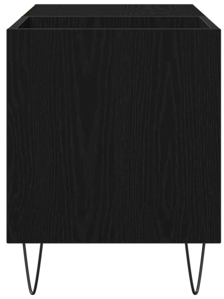 Rekeszes szekrény Fekete tölgy 84,5x38x48 cm Mérnöki fa