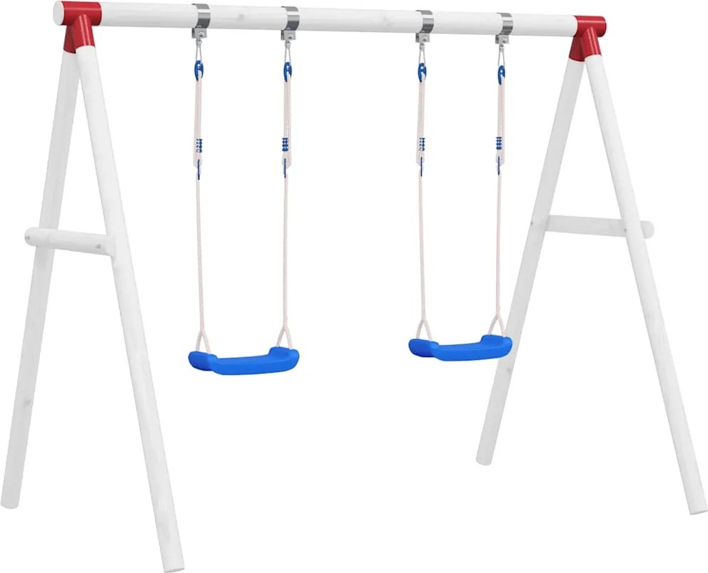 vidaXL 2 db kék polietilén hinta kötéllel 38 x 16 cm