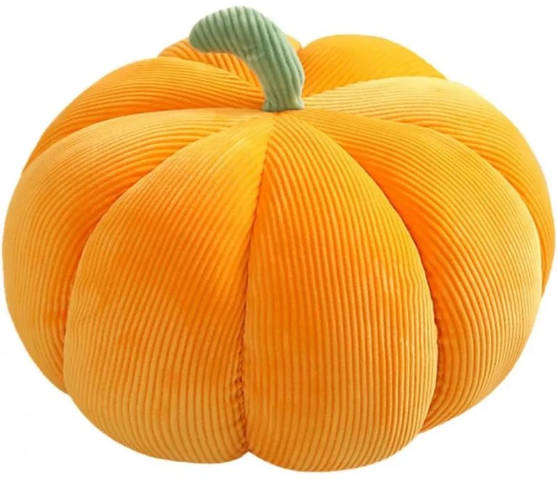 Díszpárna sütőtök formájú  PUMPKIN 18 cm narancssárga