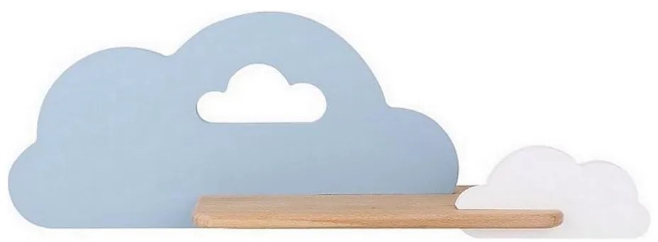 Candellux LED gyerekszoba fali lámpa CLOUD polccal LED/5W/230V kék-fehér CA0418