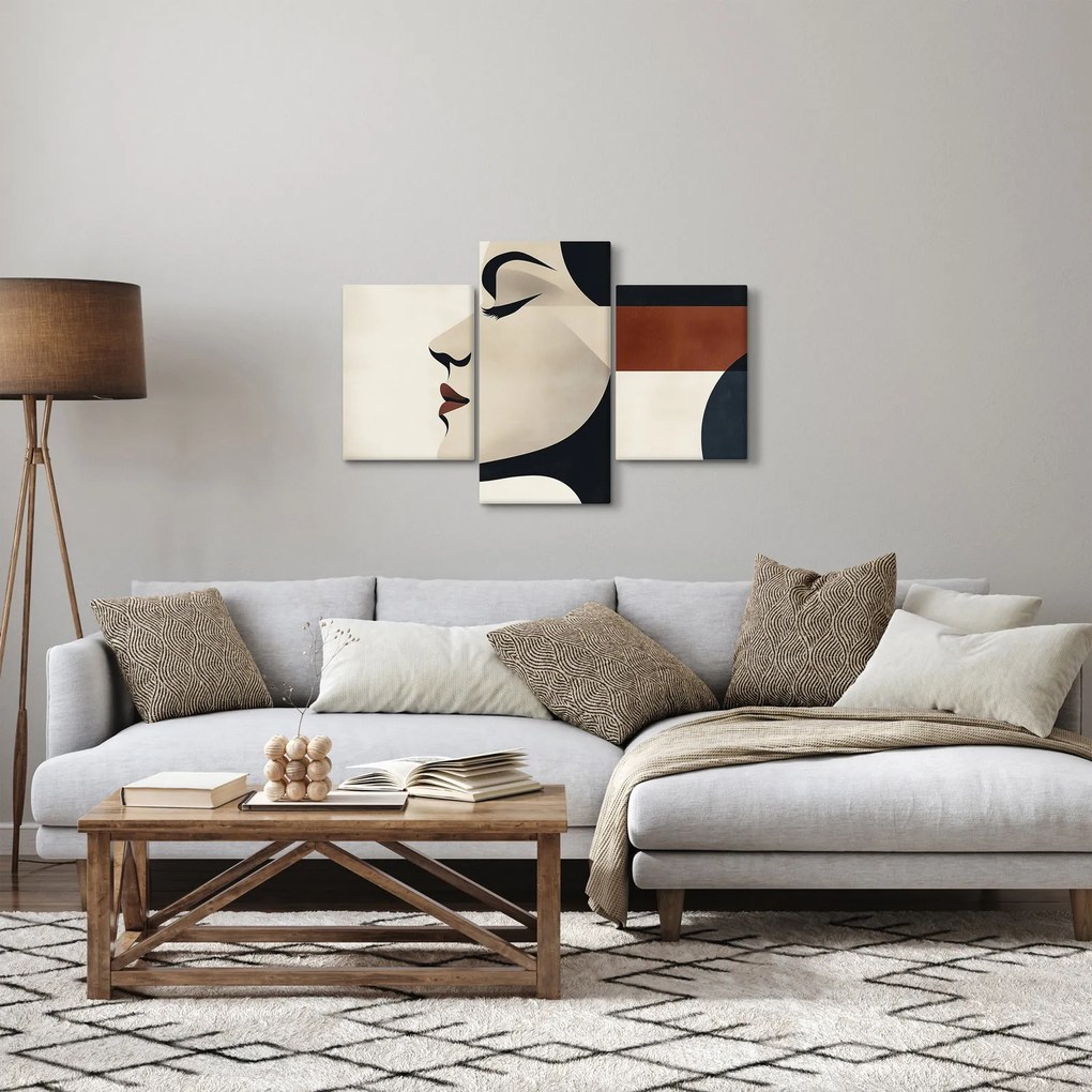 Kép - Nő profilból (90x60 cm)