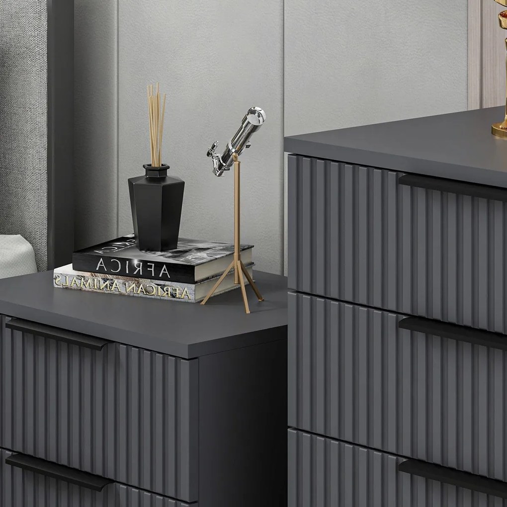 Kale Plus Anthracite éjjeliszekrény
