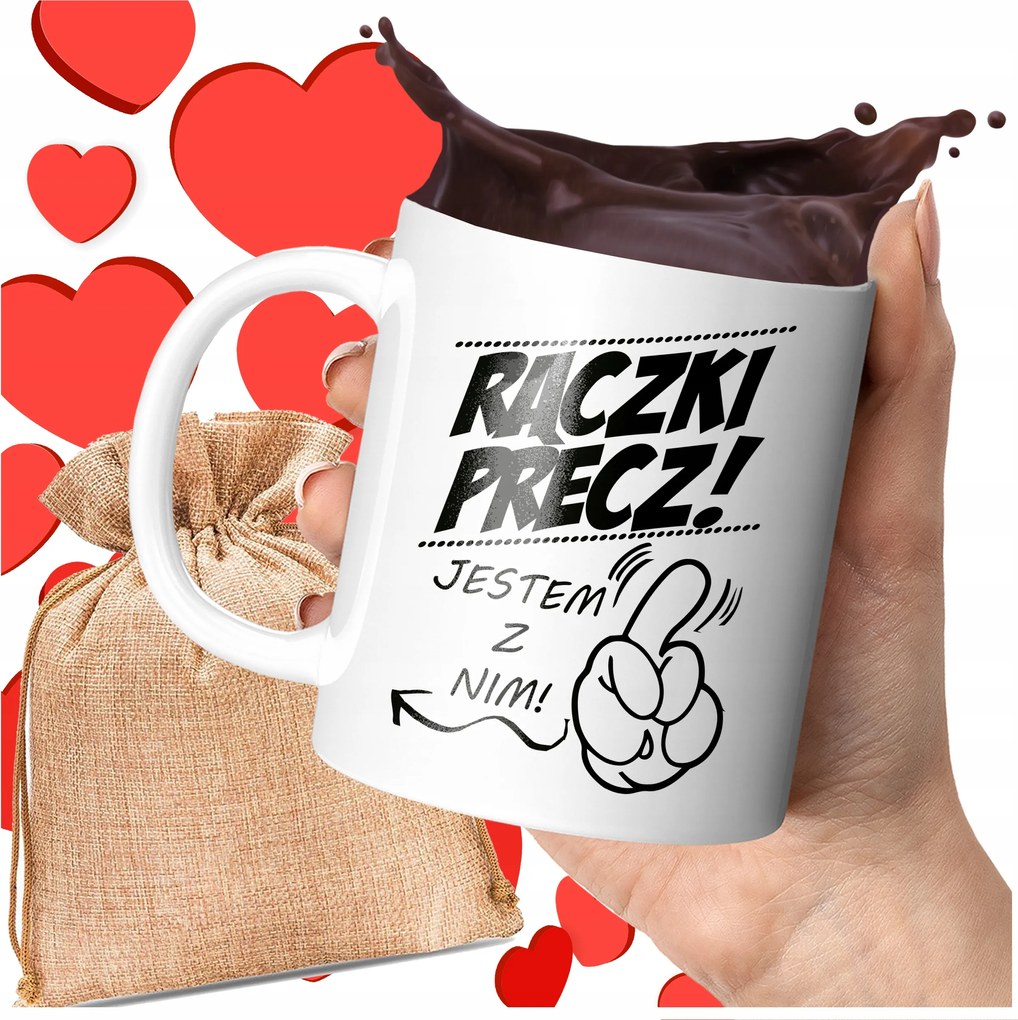 Bögre Fogantyú El A Vicces Bögre A Lány Neki Valentin-napi Ajándék