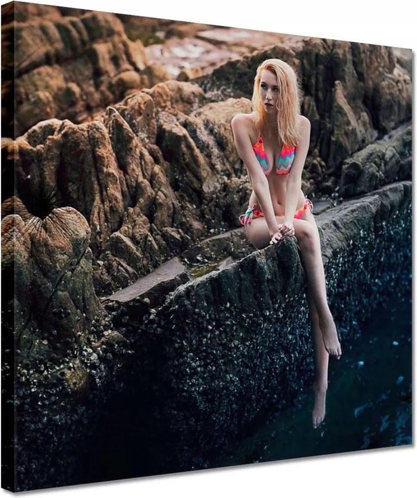 Vászonkép 30x30 Csinos nők Csajok Nagymamák