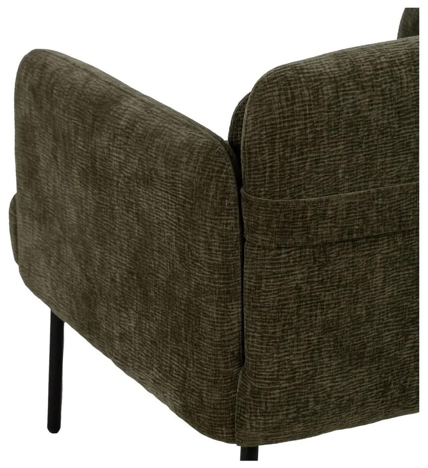 Zöld zsenília fotel Bind – Ixia