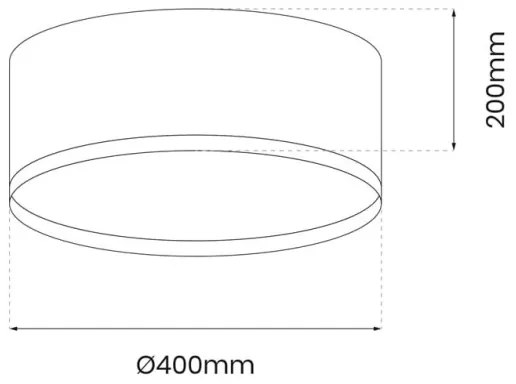LED Mennyezeti lámpa RONDO LED/18W/230V zöld