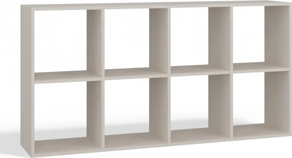 Malax 2x4 polc, 147x75x30 cm, kasmír